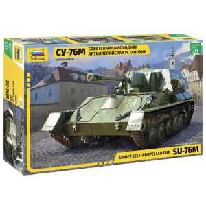 Model kit military 3662 - Su-76 Sovět self propelled gun (1:35)