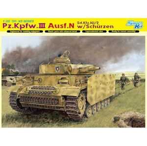 Model tank Kit 6474 - Pz.Kpfw.III Ausf.N w/SCHÜRZEN (SMART KIT) (1:35)