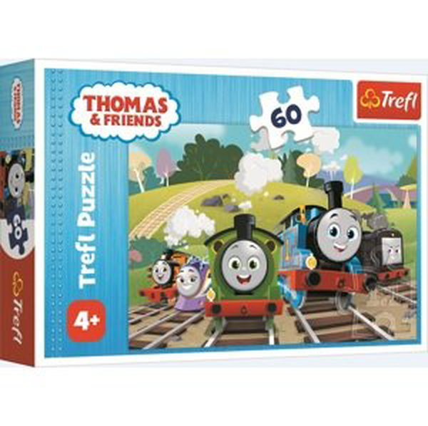 Trefl puzzle 60 dílků - Tom na výletě / Thomas and Friends