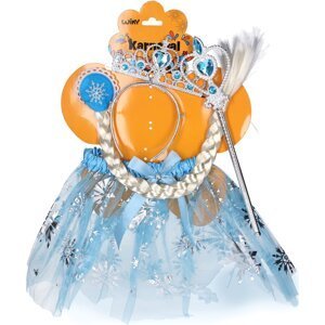 Set karneval - princezna světle modrá