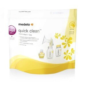 MEDELA Sterilizační sáčky Quick Clean do mikrovlnné trouby 5 ks