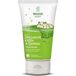 WELEDA 2 v 1 Sprchový krém a šampon, Veselá limetka (150 ml)