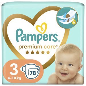 PAMPERS Plenky jednorázové Premium Care vel. L 3 (78 ks) 6-10 kg