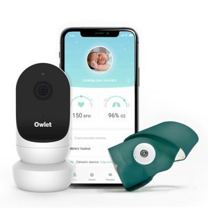 OWLET Ponožka inteligentní Owlet Smart Sock 3 a kamera Owlet Cam 2 Deep sea green