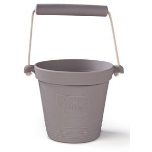 Bigjigs Toys Plážový kbelík tmavě šedý