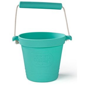 Bigjigs Toys Plážový kbelík tyrkysový