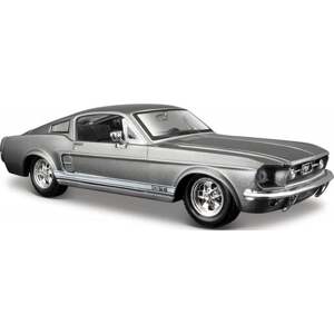 Maisto - 1967 Ford Mustang GT, metal šedý, 1:24