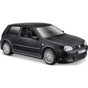 Maisto - Volkswagen Golf R32, matný černý, 1:24