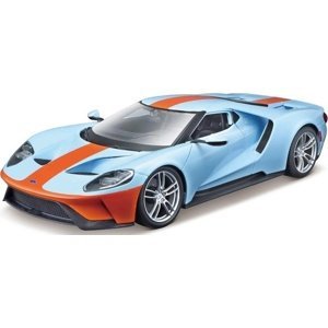 Maisto - 2017 Ford GT, modro-oranžový, 1:18