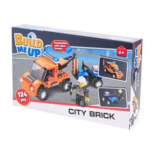 BuildMeUP stavebnice - City brick 124ks