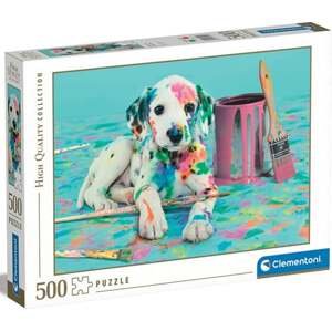 Clementoni - Puzzle 500 Legrační dalmatin