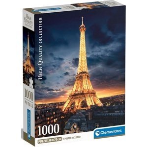 Clementoni - Puzzle 1000 Tour Eiffel