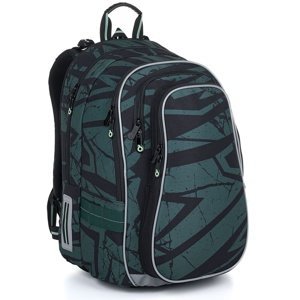 Školní batoh Zelený kámen Topgal