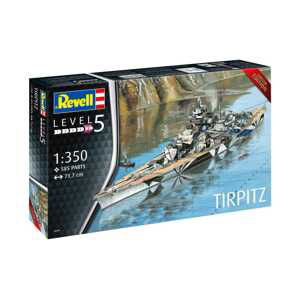 Plastic ModelKit loď 05096 - German Battleship WWII TIRPITZ (1:350)