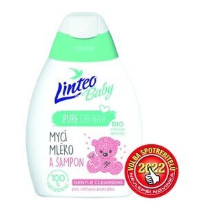 LINTEO BABY Dětské sprchové mléko a šampon 250 ml