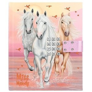 Zápisník na kód Miss Melody, Západ slunce, 3 koně