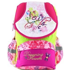 Školní batoh Target, Dreaming Flowers, květinový vzor