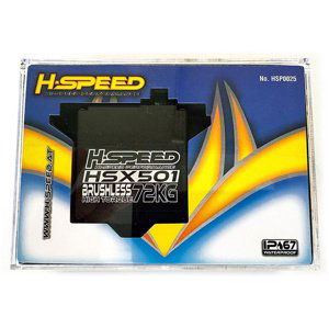 H-Speed servo HSX501 72 kg/cm 0.092 s/60° 25T