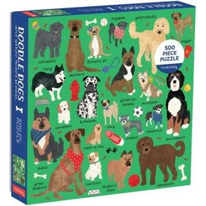 Mudpuppy Puzzle Plemene psů 500 dílků