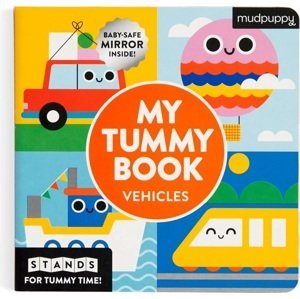 Mudpuppy Oboustranná knížka dopravní prostředky - se zrcadlem