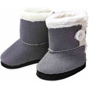 Petitcollin Zimní boty šedé (pro panenku 28 cm)