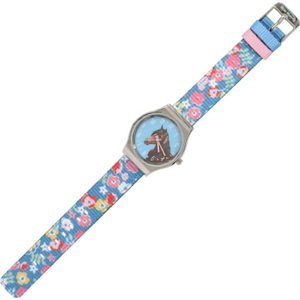 Náramkové hodinky Miss Melody, Stříbrno-modré