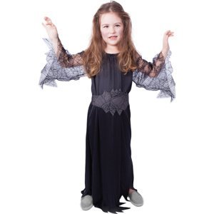Dětský kostým černá čarodějnice (S)