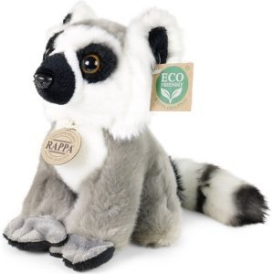 Plyšový lemur sedící 18 cm ECO-FRIENDLY