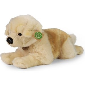 Plyšový pes Zlatý Retriever ležící 39 cm ECO-FRIENDLY