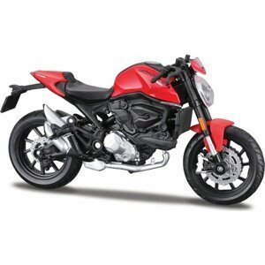 Maisto - Motocykl, Ducati Monster, červený, 1:18