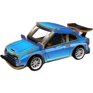 3D puzzle dřevěné - Závodní auto 13 cm