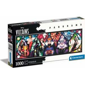 Puzzle 1000 dílků panorama - Disney Villains