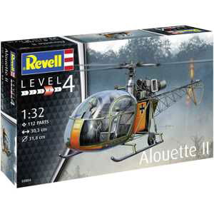 Plastic ModelKit vrtulník 03804 - Alouette II (1:32)