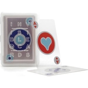 Kikkerland Vodotěsné průhledné hrací karty