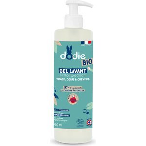 Dodie Organic Dětský mycí gel na vlasy, tělo a obličej 3v1 (400 ml)