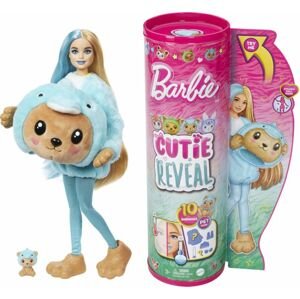 Barbie Cutie reveal v kostýmu - medvídek v modrém kostýmu delfína