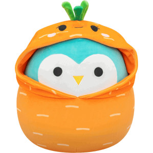 SQUISHMALLOWS Sova v kostýmu mrkve - Winston, 30 cm