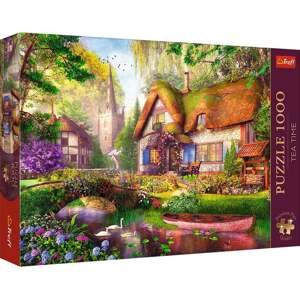 Trefl Puzzle 1000 Premium Plus - Čajový čas: Lesný domček
