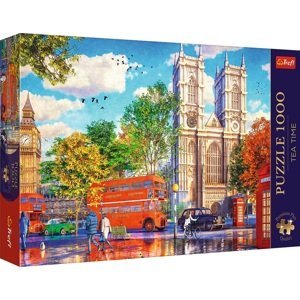 Trefl Puzzle 1000 Premium Plus - Čajový čas: Pohľad na Londýn