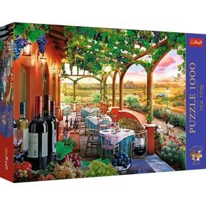 Trefl Puzzle 1000 Premium Plus - Čajový čas: Taliansky vinohrad
