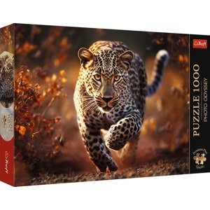 Trefl Puzzle 1000 Premium Plus - Foto Odysea: Divoký leopard