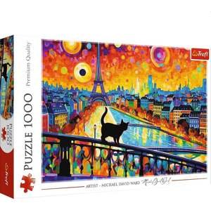 Trefl Puzzle 1000 - Mačka v Paríži