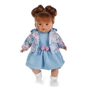 TYBER Anna ryšavka plačúca bábika s cumlíkom, veľ. 38 cm