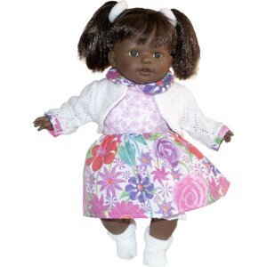 TYBER Anna černoška plačúca bábika s cumlíkom, veľ. 38 cm