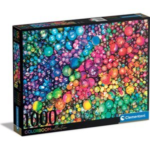 Clementoni - Puzzle 1000 Colorboom-marbles