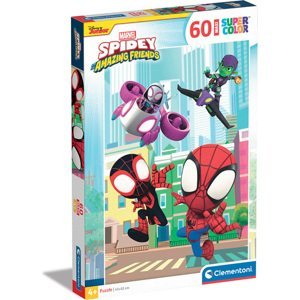 Clementoni - Puzzle Maxi 60 Marvel: Spidey a jeho úžasní přátelé