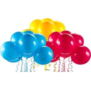 Zuru - Party balónky (červená, modrá, žlutá)