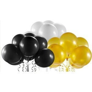 Zuru - Party balónky Celebration ( černá, žlutá, bílá)
