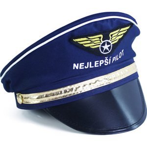 Dětská čepice s nápisem nejlepší pilot