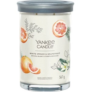 Yankee Candle Bílý smrk a grapefruit Svíčka ve skleněné dóze 567 g